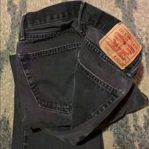 Levi’s black jeans 505 32x32